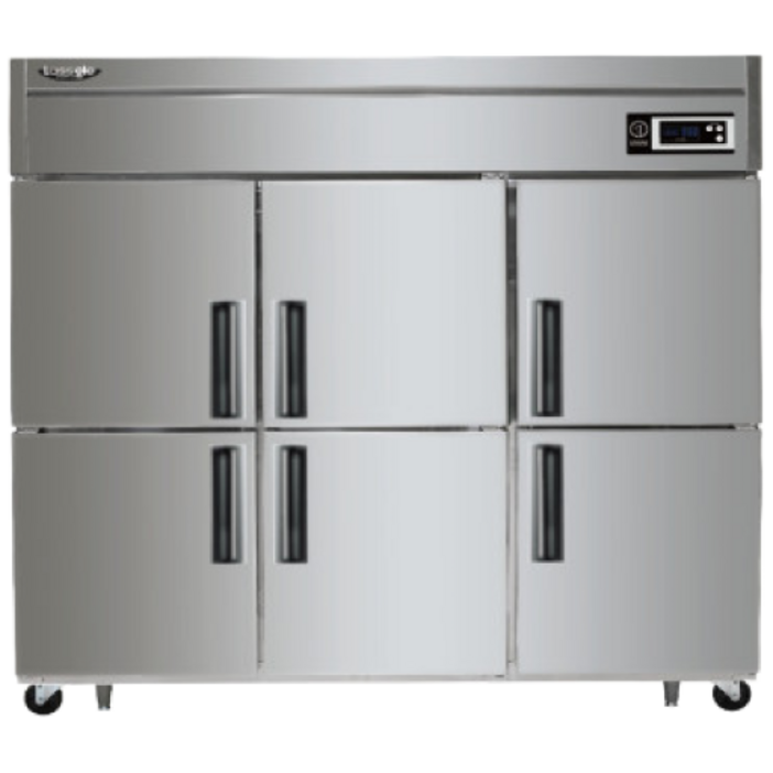 라셀르 A-LS-1665RF 냉장4칸 냉동2칸 업소용 영업용 65박스 간냉식 식당 냉장고 소상공인지원 1등급