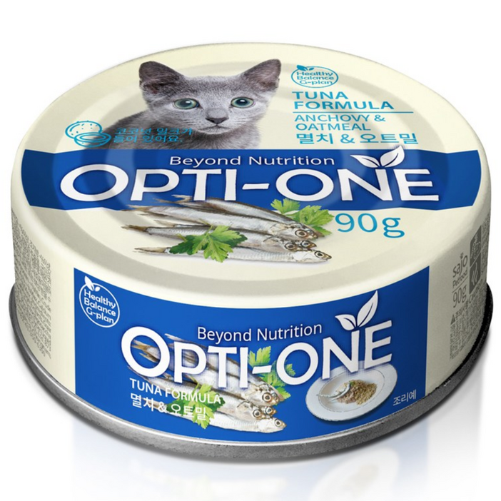 옵티원 고양이 캔 멸치 오트밀 90g 24개, 멸치 오트밀, 90g, 1개