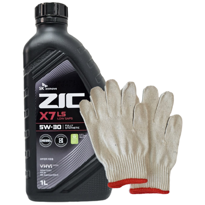 지크 X7 LS 5w30 1L 가솔린 디젤 SK 엔진오일 5w30, 5w30, 1개, 1L