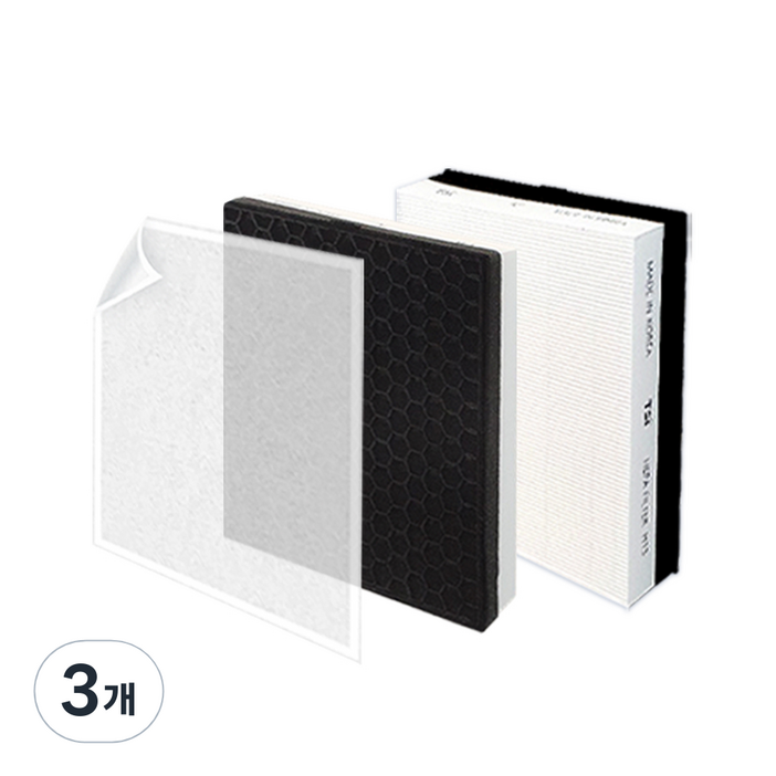 TSi 삼성 블루스카이 6000 A4M 020WWD 필터 CFXG100D 공기청정기 전용 호환, 4.CFXG100D 슈퍼파워형, 3개