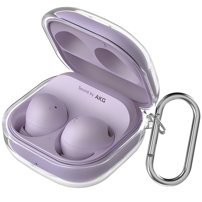 신지모루 변색방지 TPU 투명케이스 카라비너, 버즈 FE, 버즈 2, 프로, 2프로, 라이브, 클리어, 1세트 신지모루 변색방지 TPU 투명케이스 카라비너, 버즈 FE, 버즈 2, 프로, 2프로, 라이브, 클리어, 1세트