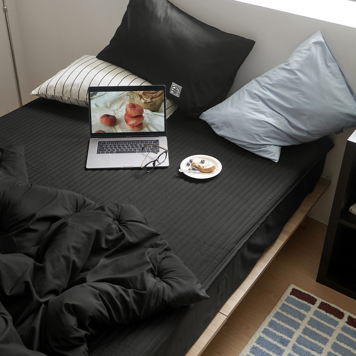 쁘리엘르 유어메이트 항균 워싱 차렵 이불 베개 세트