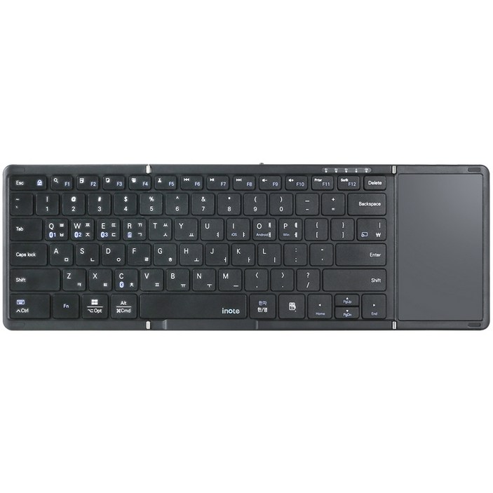 아이노트 터치패드 블루투스 무선 접이식 키보드