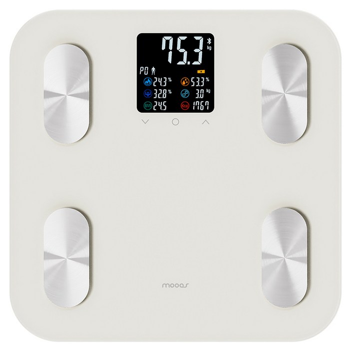 무아스 스마트 헬스케어 LCD 체지방 체중계 프로