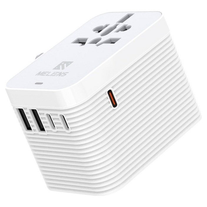 멜리언스 해외여행용 초고속 충전 멀티어댑터 화이트 PD35W_M2, 1개