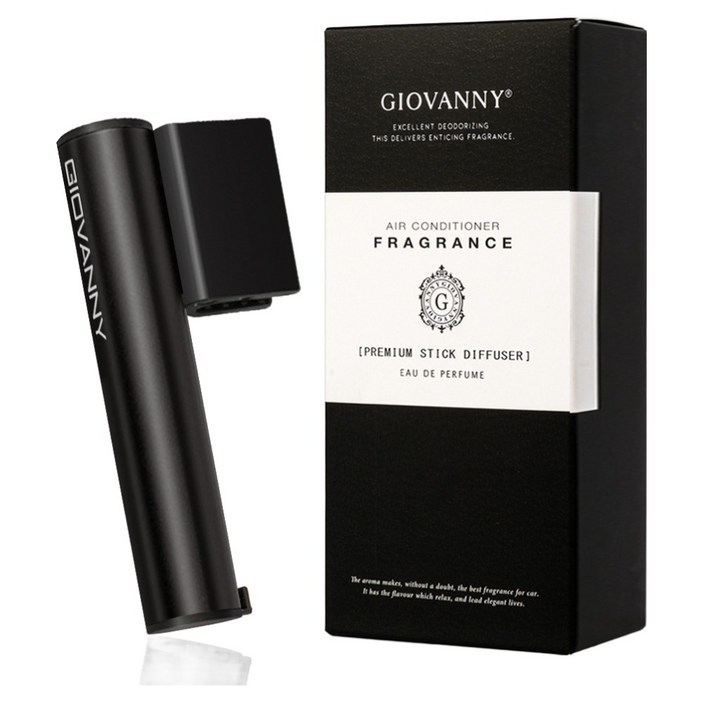 GIOVANNY 파워스틱 하프타입 차량용 방향제 케이스 1p + 리필 5g 2p