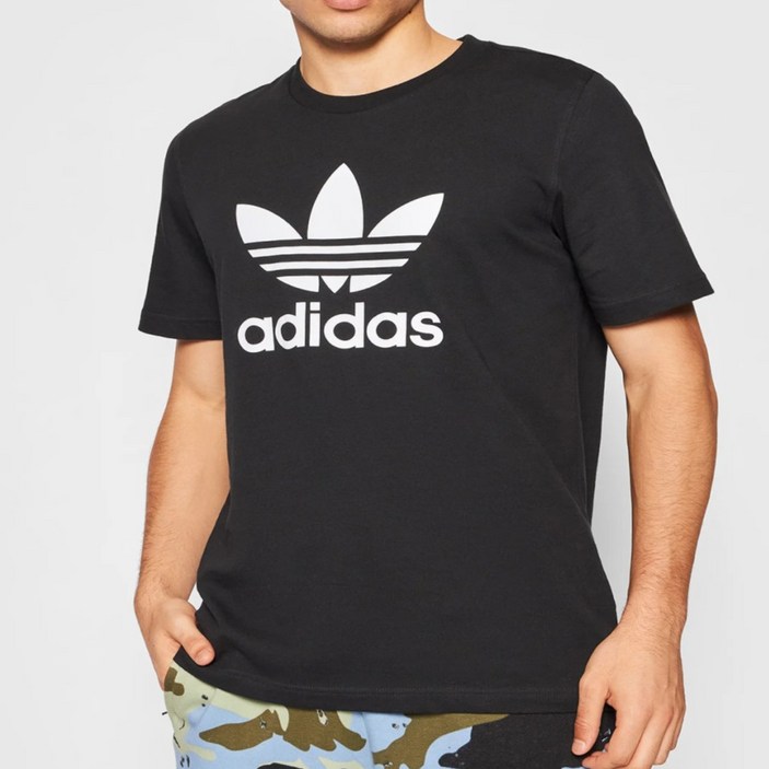 아디다스 남성용 아디컬러 클래식 트레포일 반팔 티셔츠 H06642