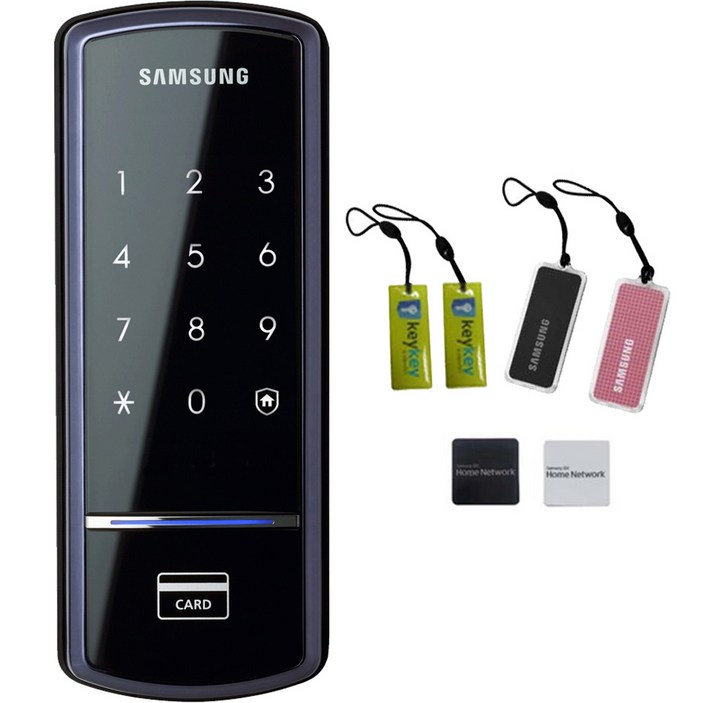 삼성SDS 스마트 디지털 보조키형 도어록 SHS1321  카드키 2p  걸이형 카드키 2p