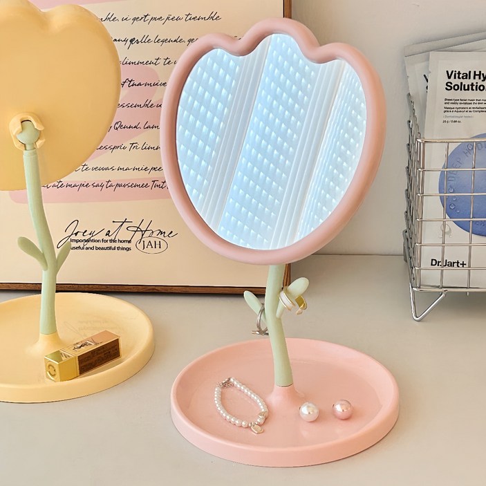 노베아 튤립 탁상거울, 핑크