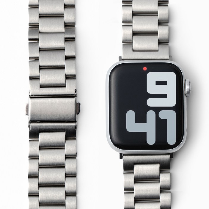 누아트 애플워치 호환 스트랩 클래식핏 솔리드 메탈 밴드