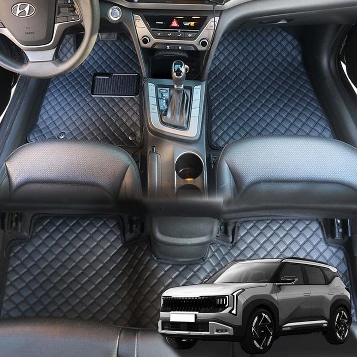 지엠지모터스 퀼팅가죽 차량용 바닥매트