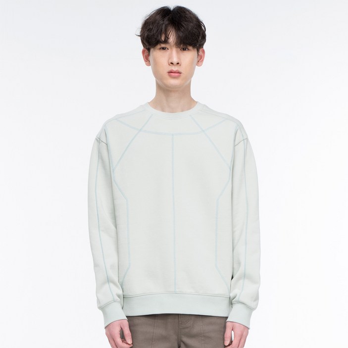 에스와이엔씨 남성용 INTERVEIN STITCH SWEATSHIRT