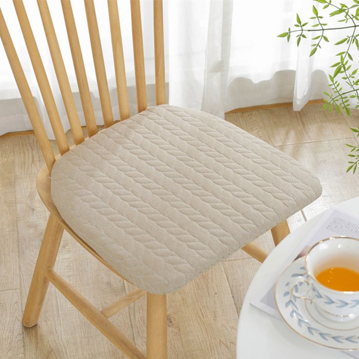 에버하우스 누빔 퀼팅 의자 방석