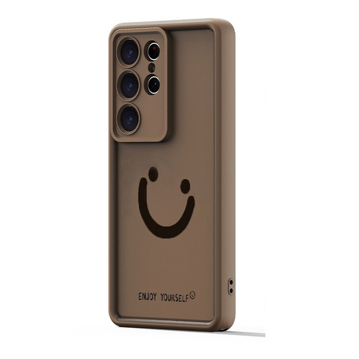 갤럭시 S24 울트라 탱크 스마일 범퍼 실리콘 케이스  SMS928N