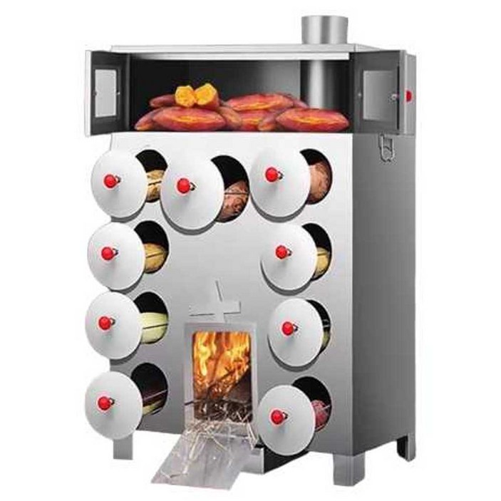 대형 장작 군고구마 기계 굽는 군고구마통 군밤 오븐