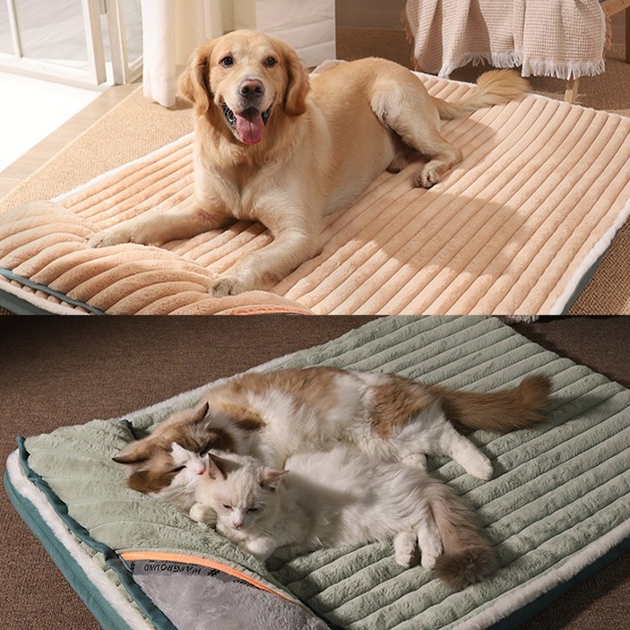 코헵스 고양이 침대 매트 반려동물 침대 다용도 필로우 베드, 1개 코헵스 고양이 침대 매트 반려동물 침대 다용도 필로우 베드, 1개