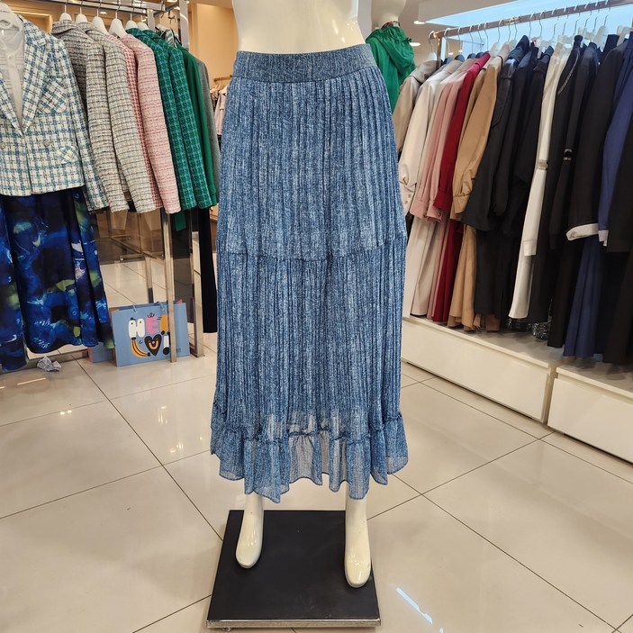 베스띠벨리 여성용프린팅플리츠스커트 BISAE1341