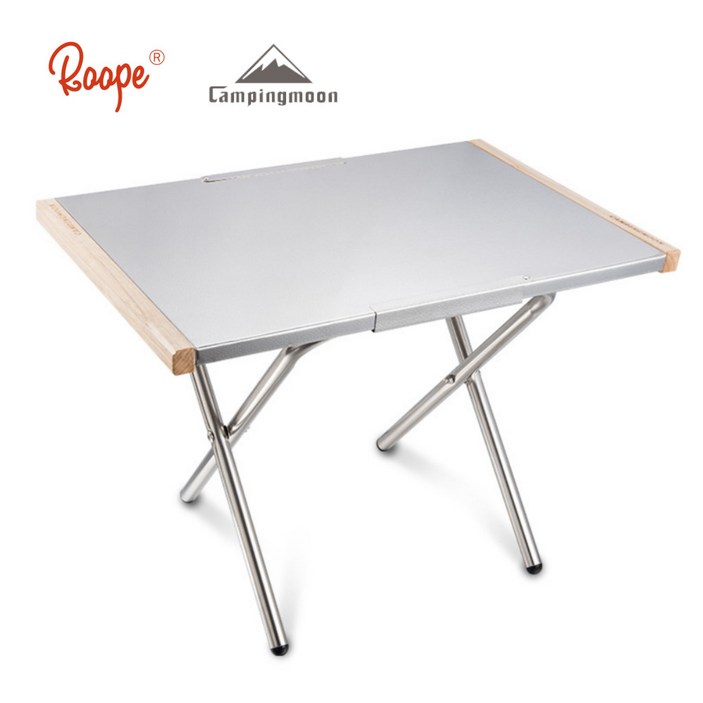 캠핑스텐테이블 루페 캠핑 스텐레스 사이드 보조 테이블 전용가방포함 접이식 모닥불 테이블