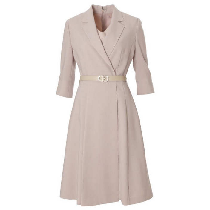 [_]지고트 *테일러드 칼라 벨티드 원피스JP4E0OP023