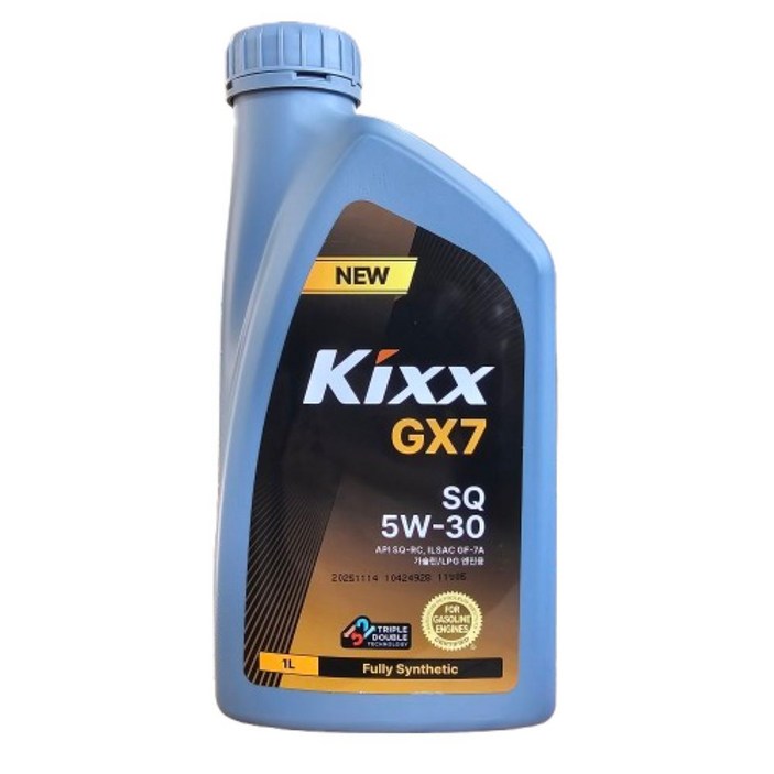 킥스 GX7 SQ 5W30 1L 가솔린 LPG 엔진오일, 5w30, 1개, 1L