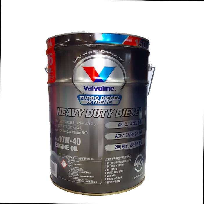 발보린 터보 디젤 익스트림 엔진오일 10W-40 20L 경유, 10w40, 1개, 20L