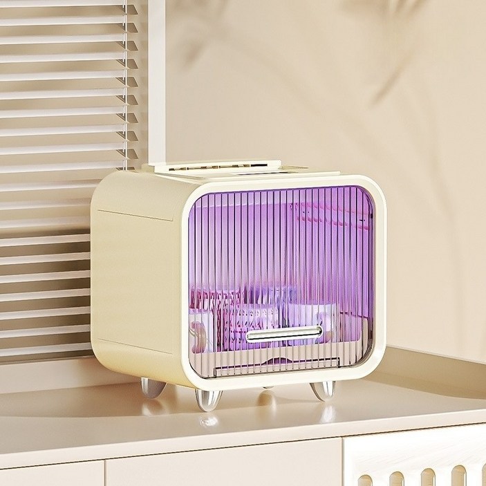 낭만샵 미니 식기건조기 UV 살균 소독기 컵 숟가락 탕비실 접시