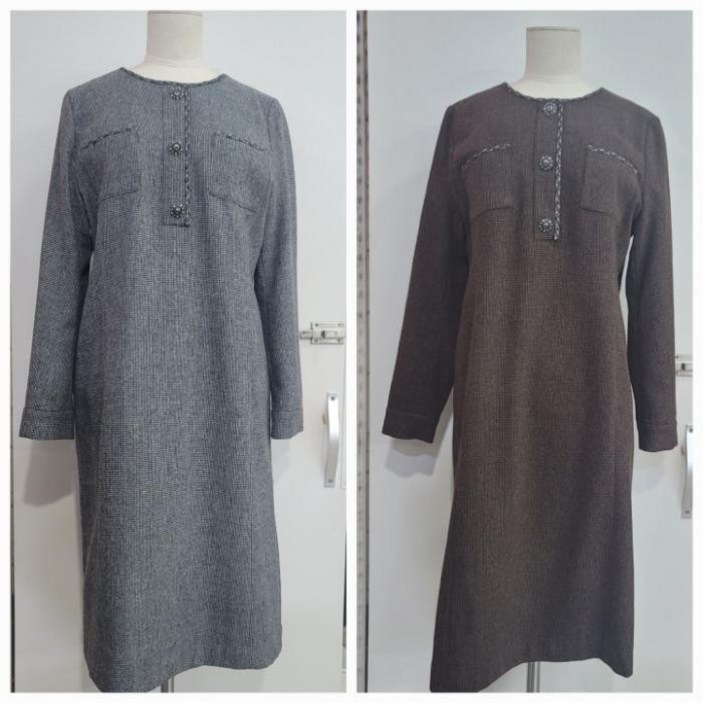 올리비아하슬러 포멀 울블랜디드 원피스 OHDWOP201 28519215A 438191