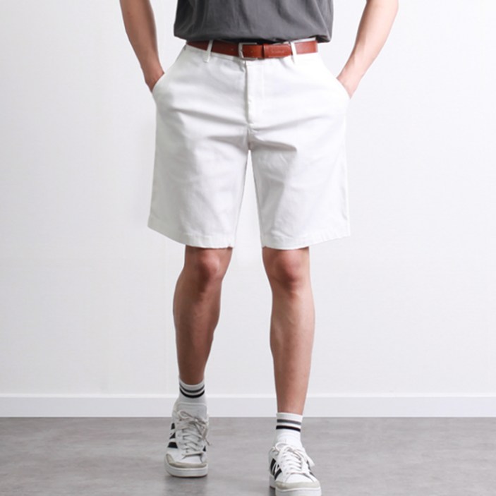 투뎃 남성용 데일리 치노 스판 5부 기본 면 반바지 투뎃 남성용 데일리 치노 스판 5부 기본 면 반바지