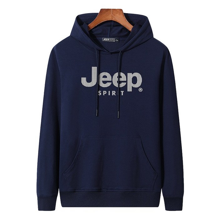 JEEP SPIRIT 남녀공용 봄가을 후드 티셔츠 HD7831 [한 SIZE 크게 주문 추천]