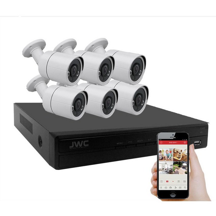현우CCV 현우CCTV 500만화소 실외용 6대세트, 단일상품, 1개