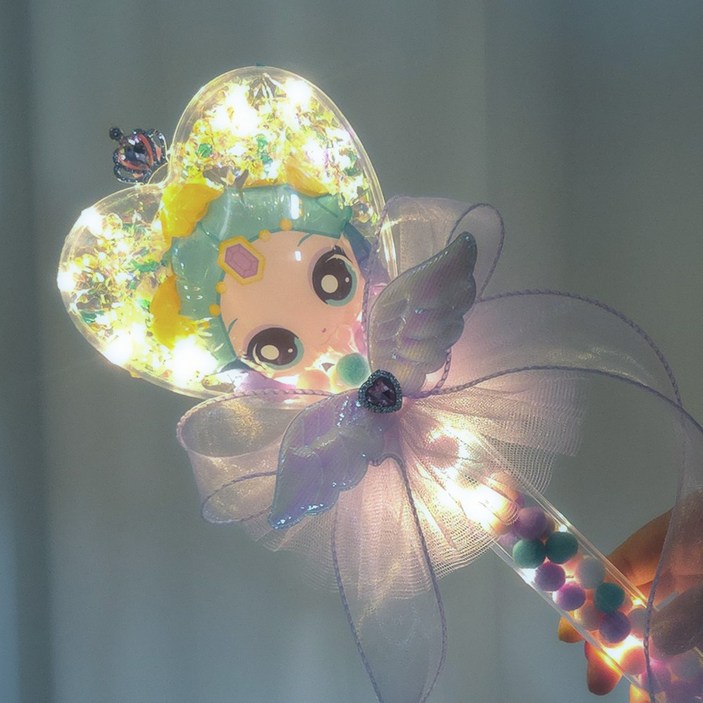 티니핑 LED 하트봉 인형꽃다발