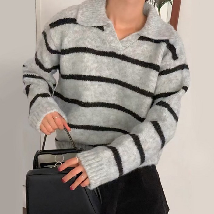 마이쏭 여성 겨울니트 빅사이즈 오버핏 칼리오페단가라카라니트