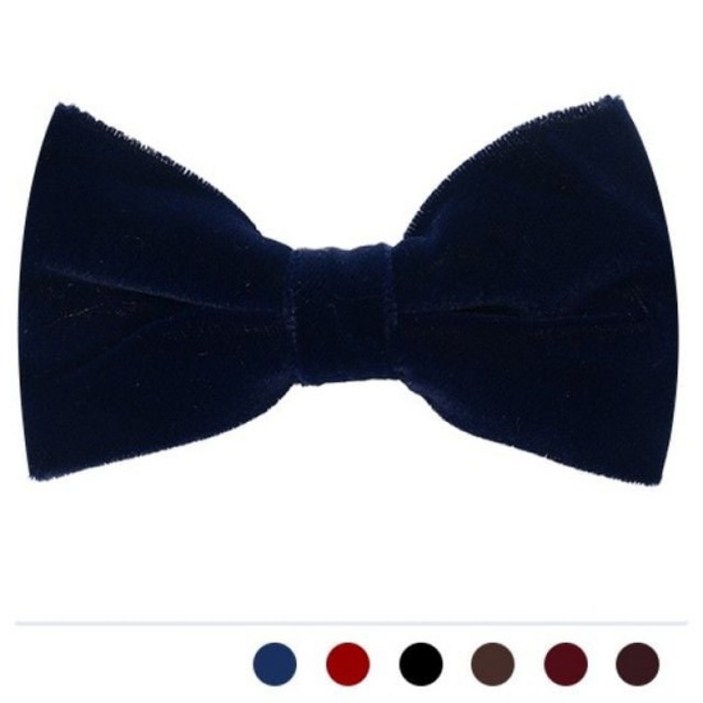 남성 정장 수트 보타이 나비넥타이 리본 벨벳