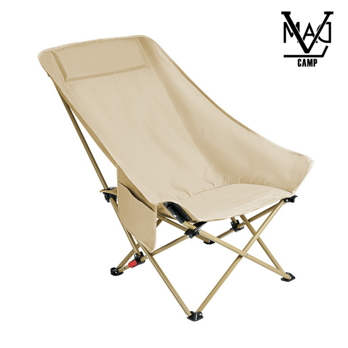 노마드캠핑의자 1+1 매드캠프 각도조절 접이식 경량 대형 의자 캠핑 의자, 블랙, 2개