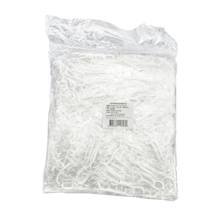 헬로제인 Y형 일회용 치실 (개별포장) 500개, 1개, 500개입, 7.4cm