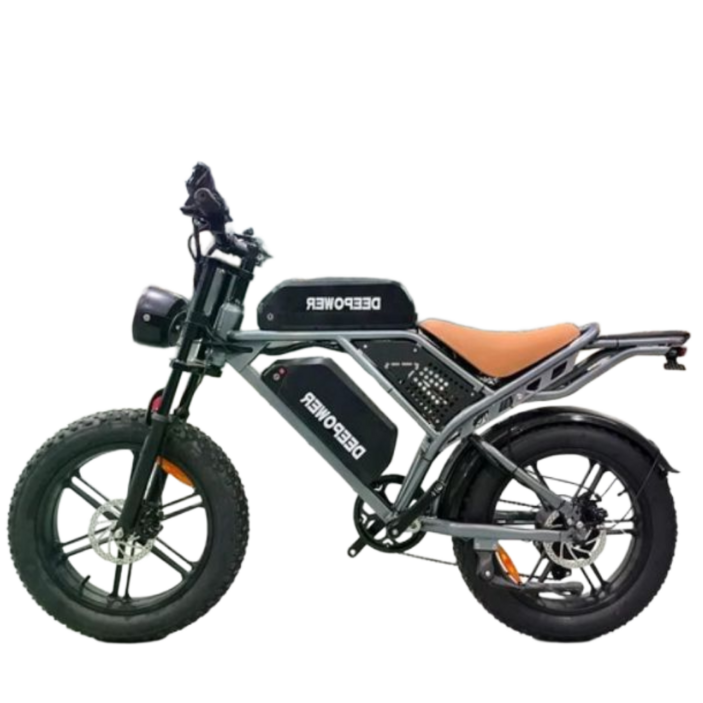 DEEPOWER 전기자전거 오프로드 자토바이 팻바이크 PAS 출퇴근 전동자전거 48v 2000w DP-S7, LG배터리60ah×200-240km, 알루미늄