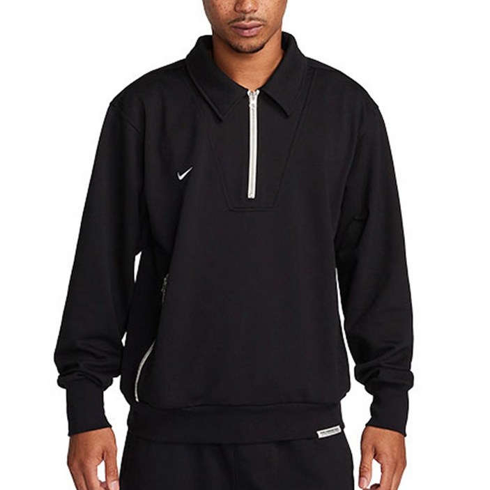 나이키 남성 스탠다드 이슈 하프집업 블랙