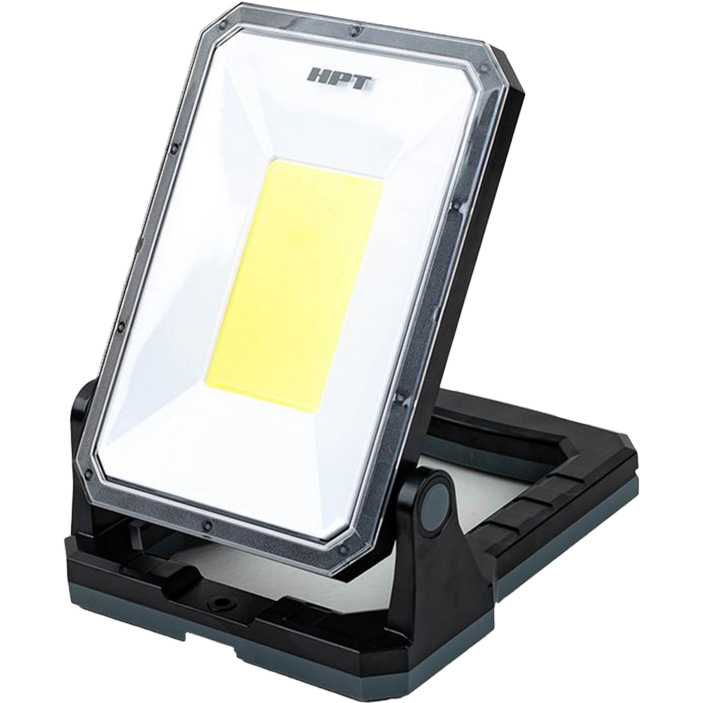 HPT 초강력 자석 걸이형 충전 작업등 HWL-130 다양한 배터리 호환 아답타 포함, 1세트