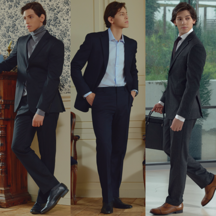 워모 [워모]프리미엄 스트레치 수트 4종 SET