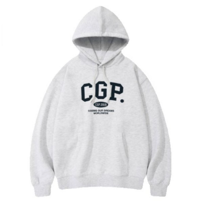 매장정품 코드그라피 후드티 CGP 아치 로고 후드티라이트그레이