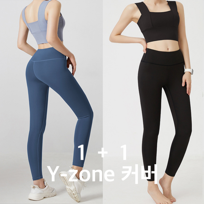 11 스타플레이스 여성용 노 Y 존 셀리나 힙업 레깅스 2pcs