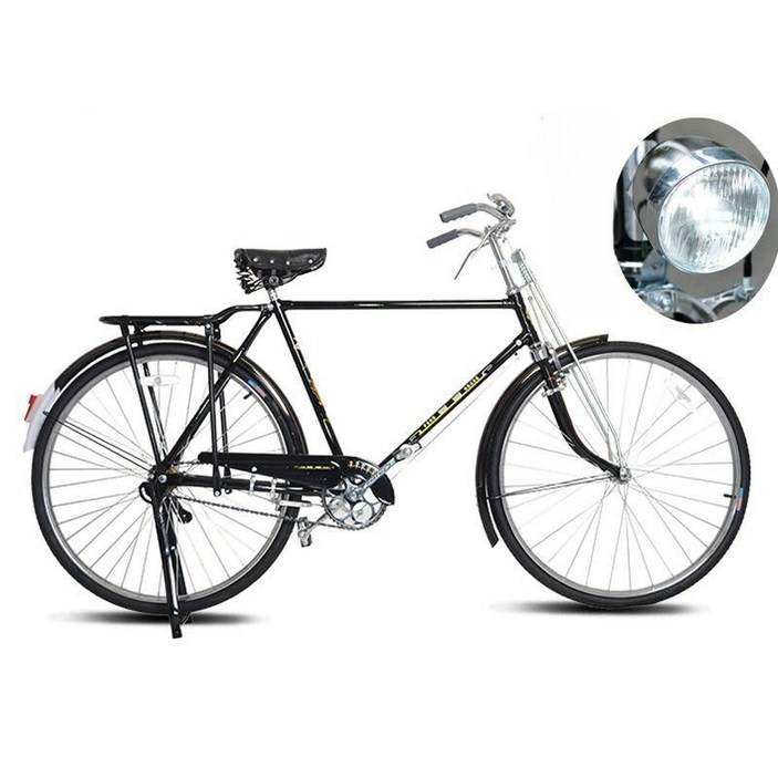 옛날 짐 자전거 레트로 클래식 쌀집 예쁜 할아버지