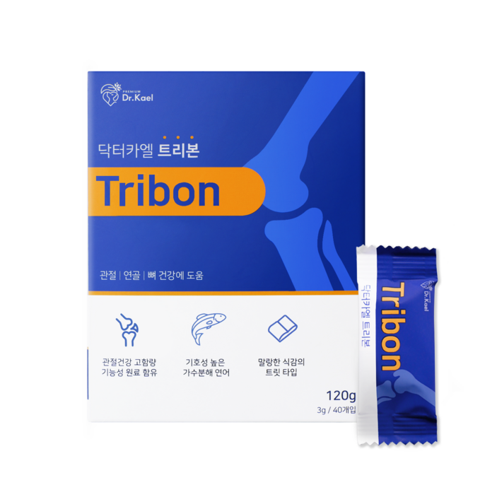닥터카엘 트리본 강아지 관절 영양제 슬개골 고함량