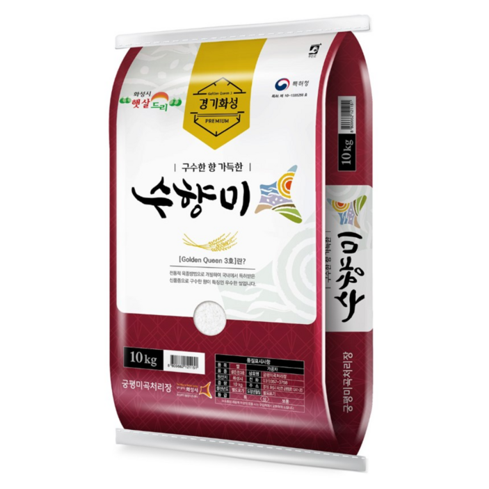 수향미 (2024년 햅쌀 골든퀸) 3호, 1개, 10kg, 상등급