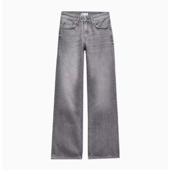 20Y6194 ZARA 여자신상 여름 데님팬츠 캐주얼 와이드핏 바지 6688034