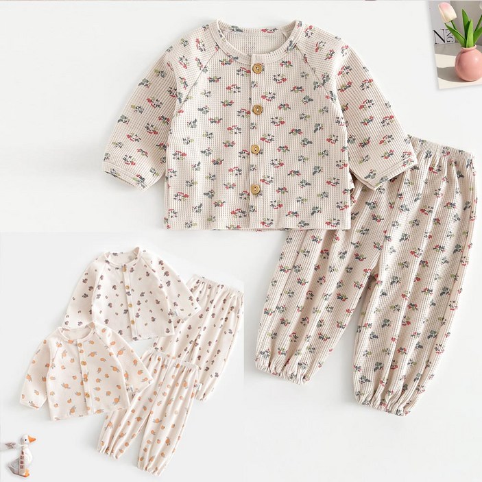 구름위에햇님 봄/가을 아기상하복세트 ST-2281310 Y