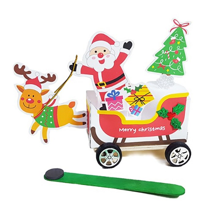 만들기 달려라 크리스마스 썰매 자석 보드 5인용