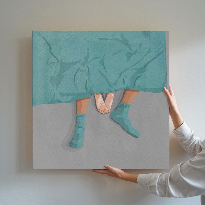 우리의 평범한일상 공감 일러스트 카페 인테리어 캔버스 그림액자 40종 2130 거실 현관액자 아이방 집들이선물