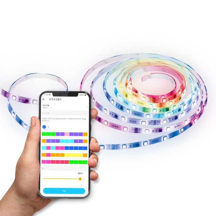 타포 스마트 WiFi 멀티 컬러 RGBIC LED 스트립 조명 5m 타포 스마트 WiFi 멀티 컬러 RGBIC LED 스트립 조명 5m