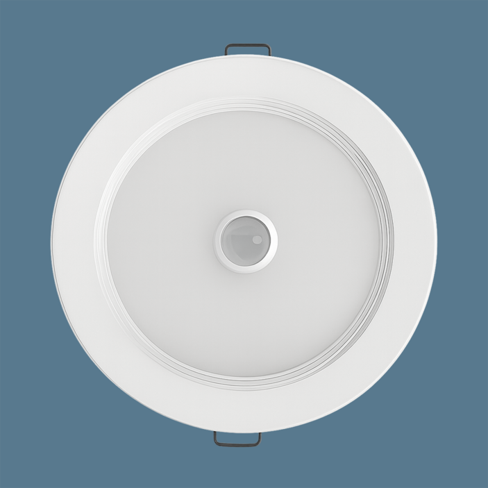 루미안 KS 국산 LED 다운라이트 센서등 타공 6인치(15Cm) 15W 현관등 복도등, 200개, 주백색(아이보리색 4000k)